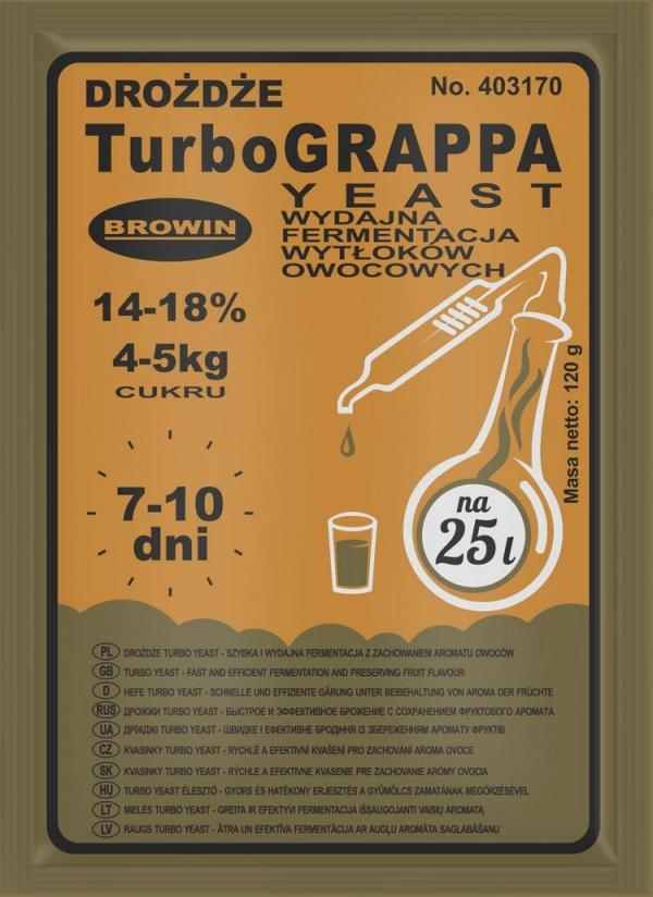 Kvasinky Turbo Grappa 120g 14-18%