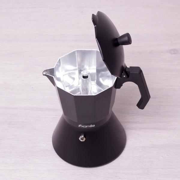 Moka konvice Espresso 150 ml - AL černý mramor