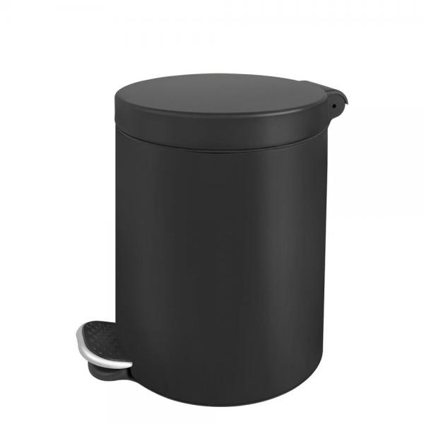 Foto Odpadkový koš 3l, černý,17x25x23 cm